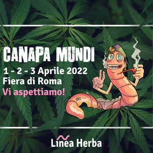LINEA HERBA alla fiera di Roma “CANAPA MUNDI” dal 1 al 3 Aprile 2022